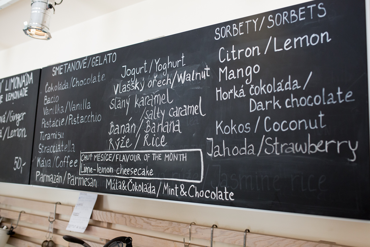 Ve zmrzlinářství Angelato prodávají zmrzlinu po celý rok.