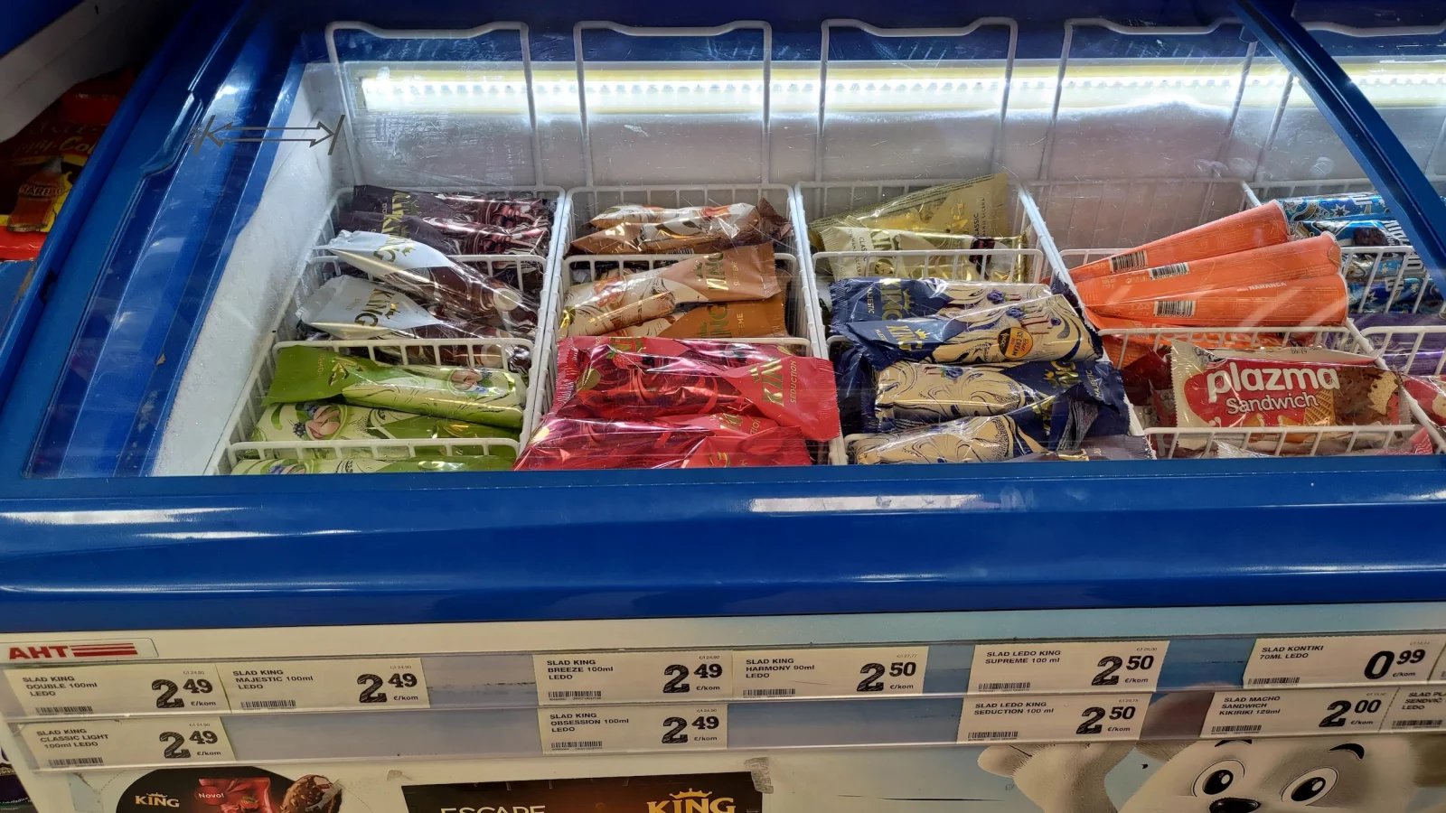 Ceny potravin v Chorvatsku. Konzum, Baška, ostrov Krk. (9. 6. 2024)
