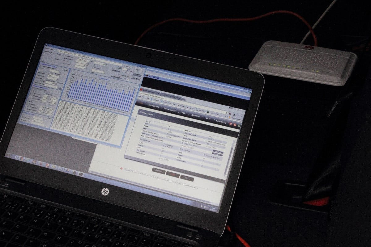 U frekvence 3,7 GHz je teoretická rychlost downloadu 420 Mb/s. „Reálně dosahujeme kolem 300 Mb/s,“ říká Pezinek.