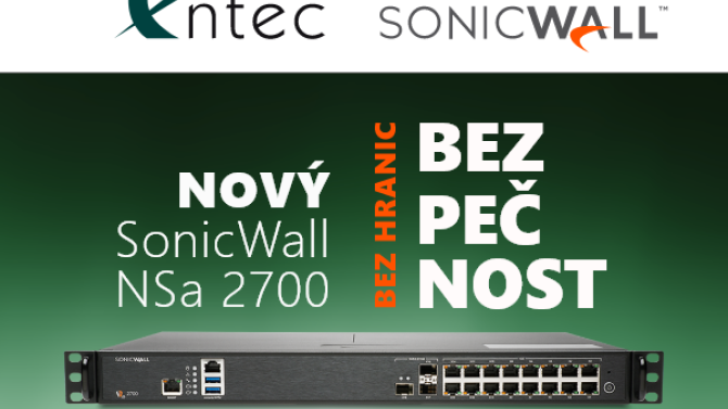 Nový SonicWall firewall NSa 2700