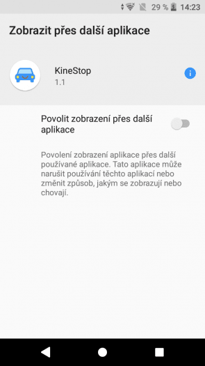 Funkci povolíte v nastavení Androidu