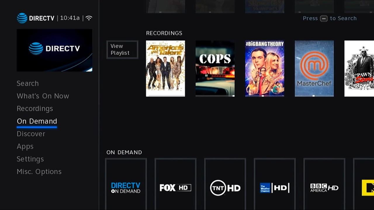 Služby pod značkou DIRECTV/AT&T