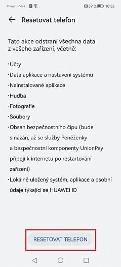 tovární nastavení Huawei telefonů 4. část (zdroj: cnews.cz)