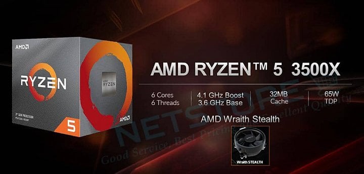 AMD Ryzen 5 3500X slajd