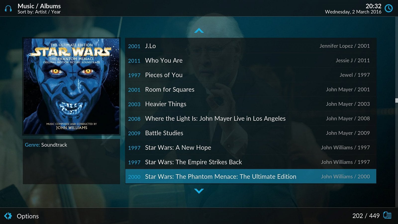 Kodi: nový vzhled Estuary/Estouchy