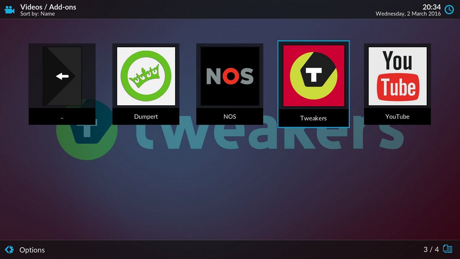 Kodi: nový vzhled Estuary/Estouchy