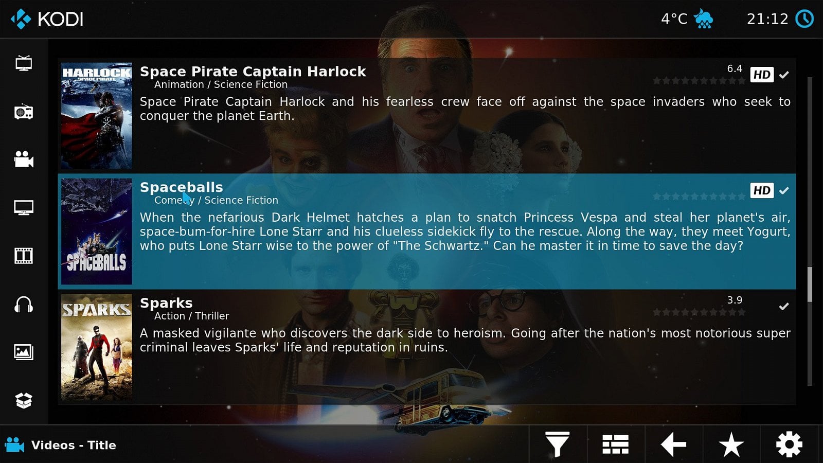 Kodi: nový vzhled Estuary/Estouchy