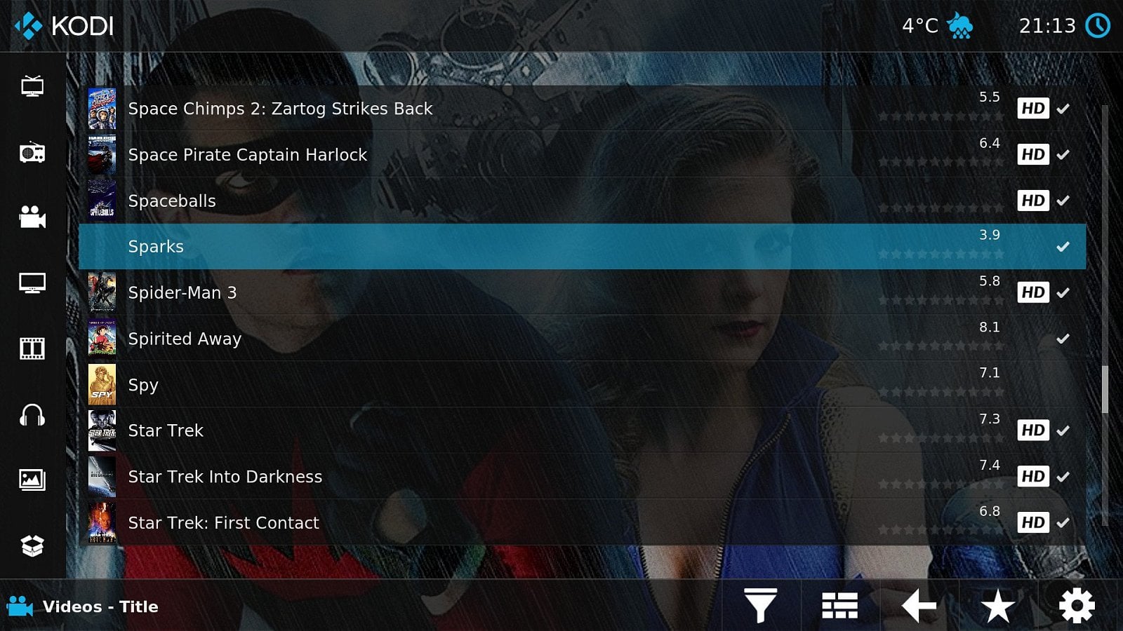 Kodi: nový vzhled Estuary/Estouchy