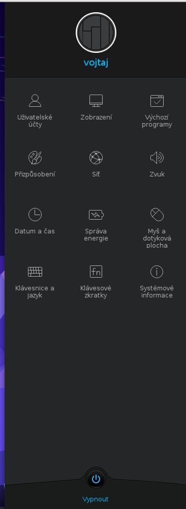 Manjaro a prostředí Deepin