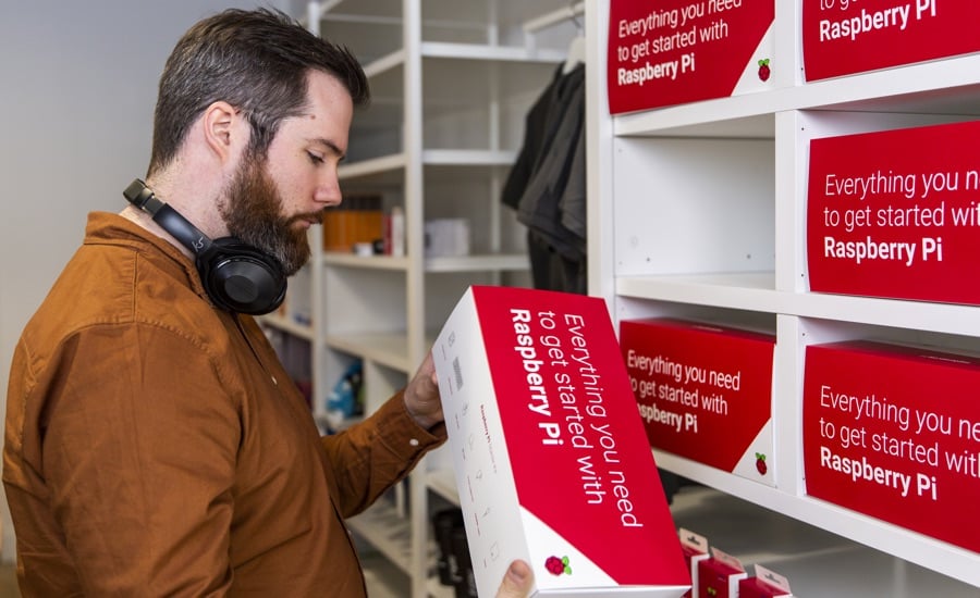 První kamenný obchod Raspberry Pi