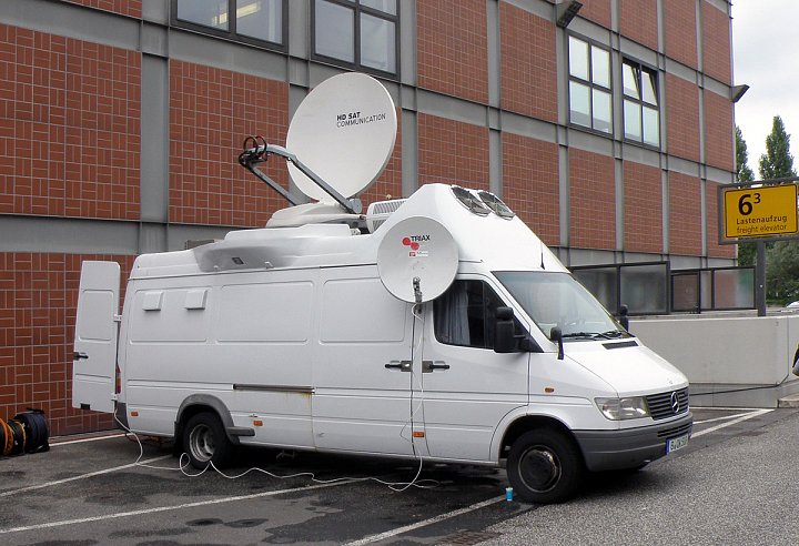 HD přenosový vůz.