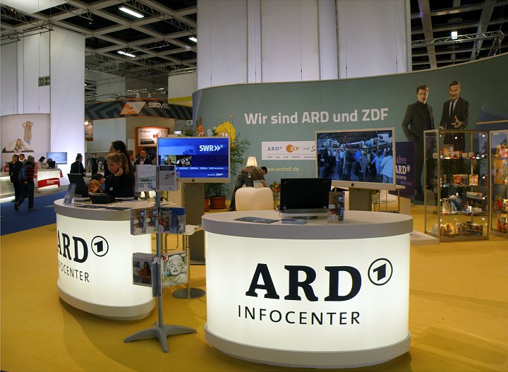 Pohled na studio ARD (Das Erste)