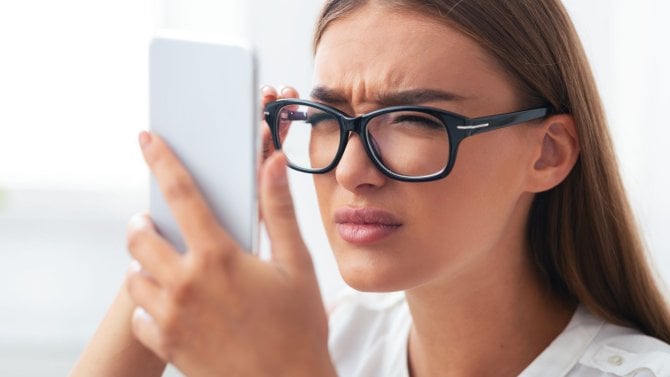 Astigmatismus test