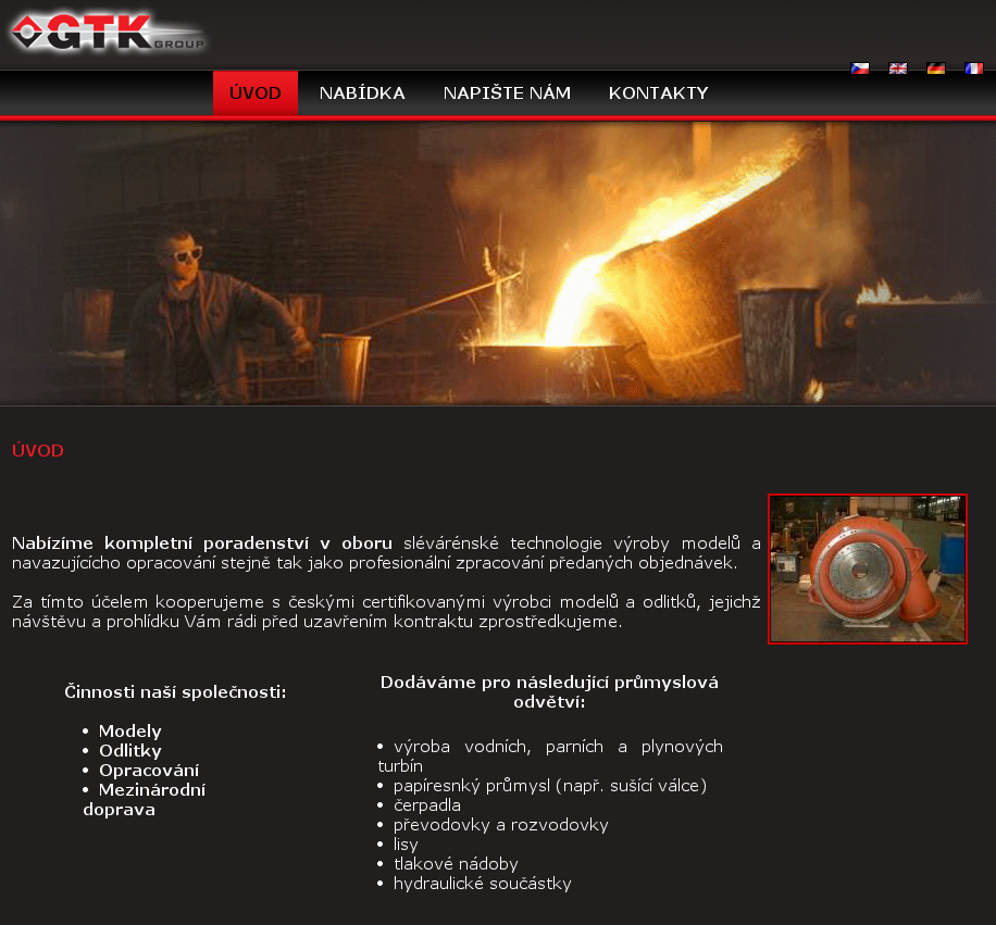 GTK vytvoří kostru vaší aplikace. Ocelovou.