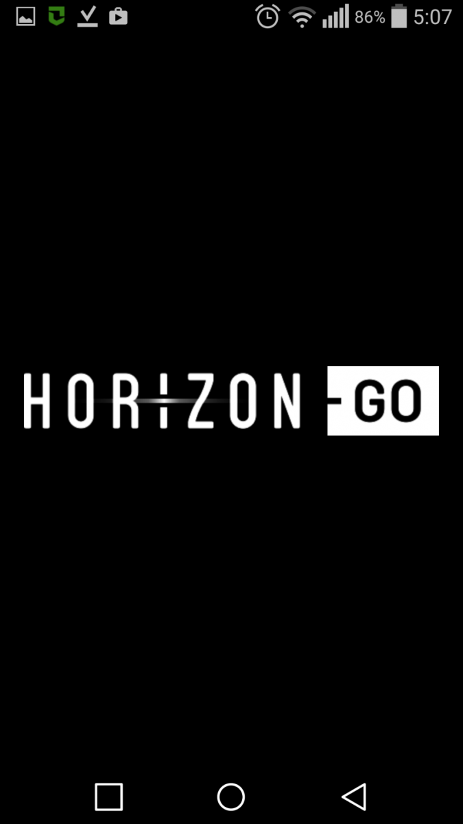 Na mobilu LG Flex 2, ale nejen zde – nejde ve většině náhledů Horizon Go otočit na šířku.