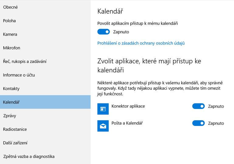 Konfigurace Windows 10