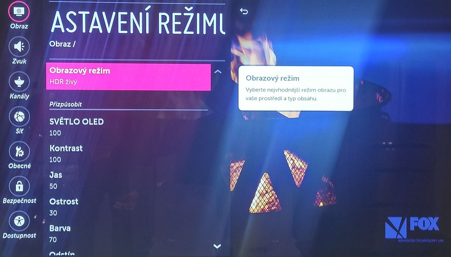 Volba "HDR živý" měla taktéž tendenci se neustále prosazovat. Na dané verzi firmwaru.