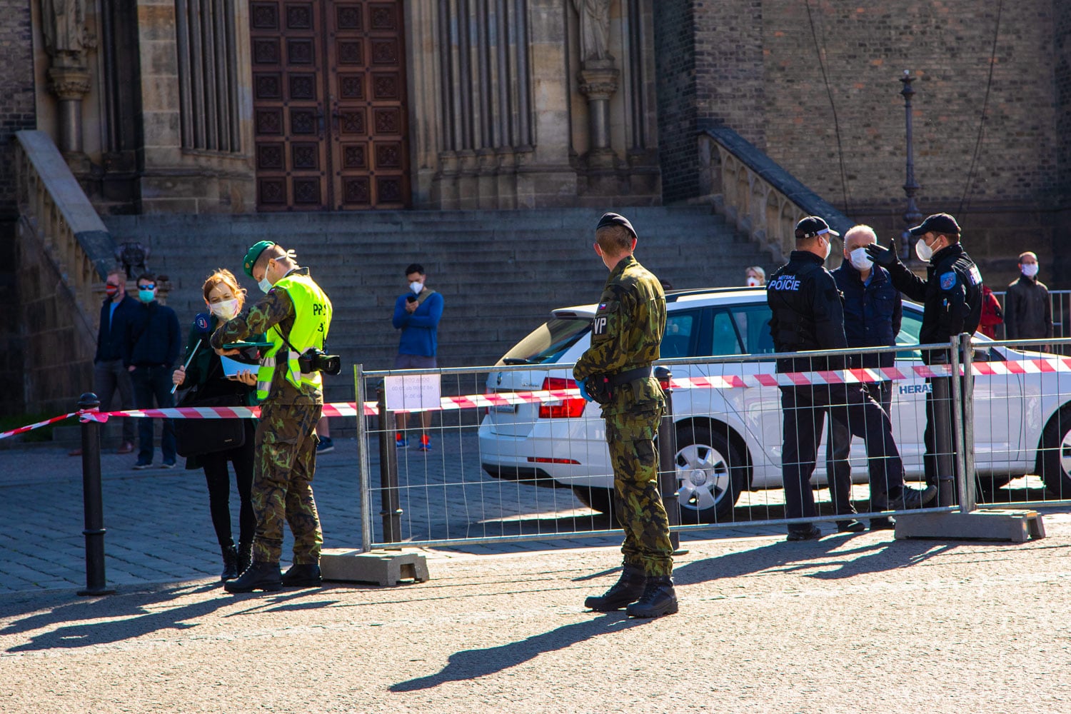 Náměstí Míru, Praha, 23. 4. 2020