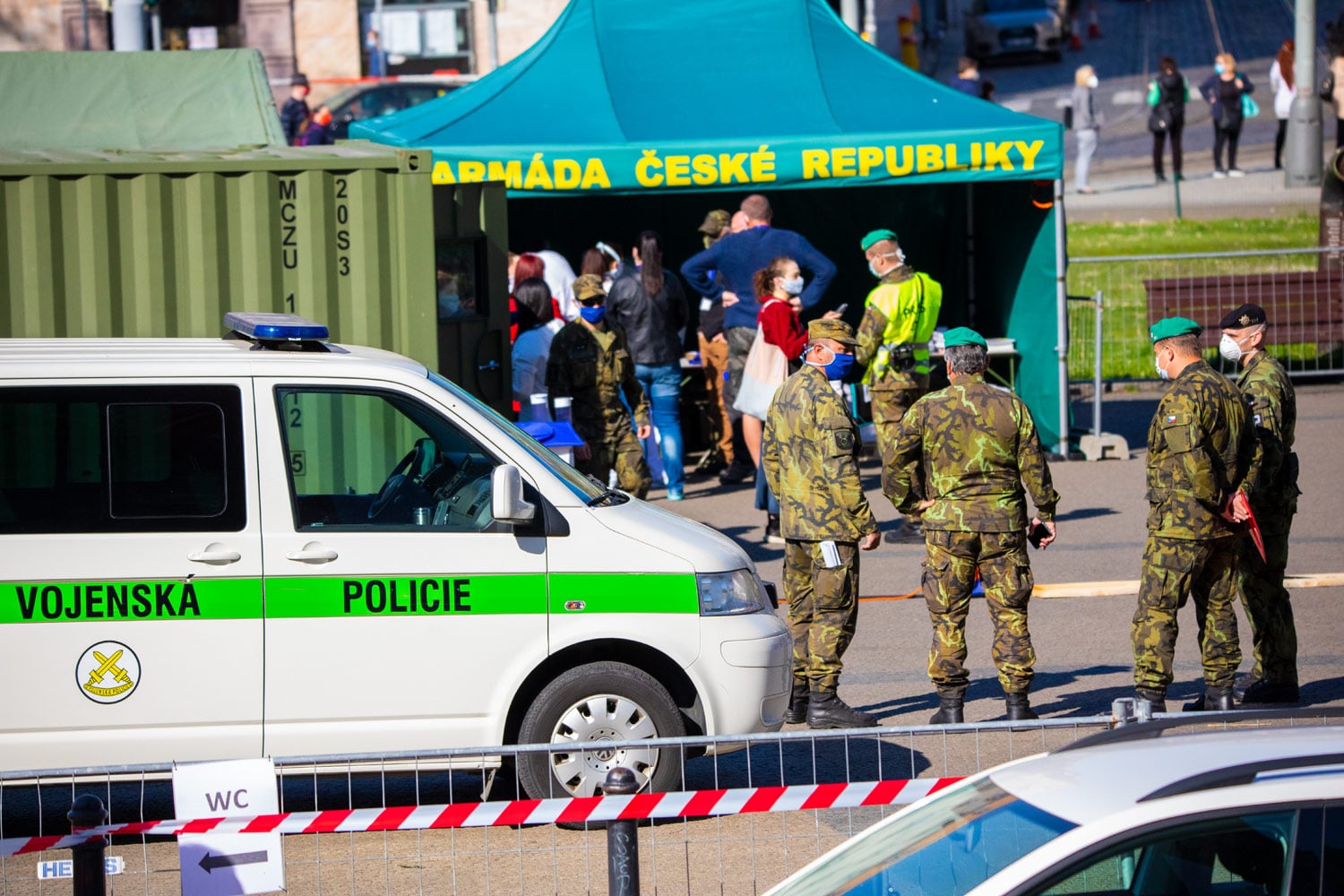 Náměstí Míru, Praha, 23. 4. 2020