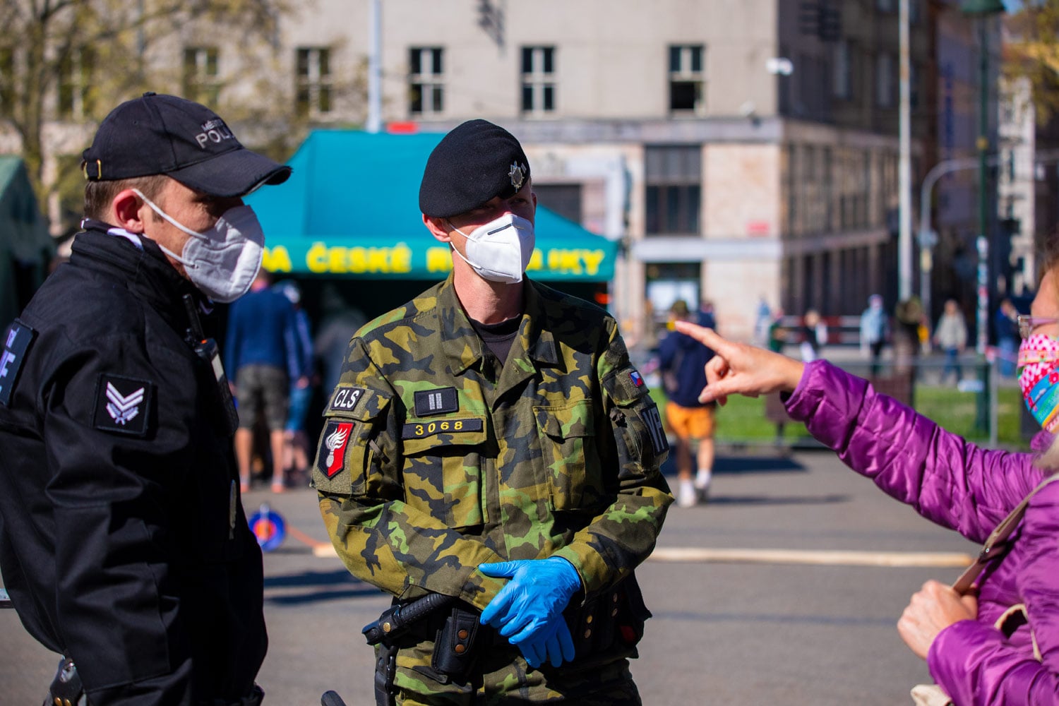 Náměstí Míru, Praha, 23. 4. 2020