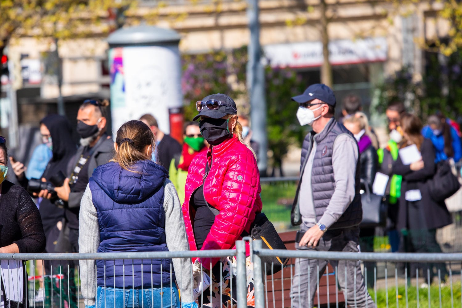 Náměstí Míru, Praha, 23. 4. 2020