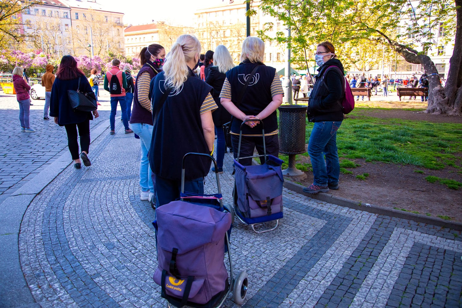 Náměstí Míru, Praha, 23. 4. 2020
