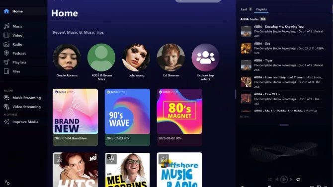 Program Audials One 2025