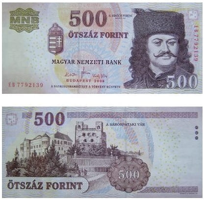 maďarské forinty