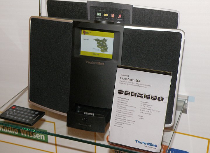 Digitální rozhlasový přijímač pro DAB/DAB+ od společnosti TechniSat.
