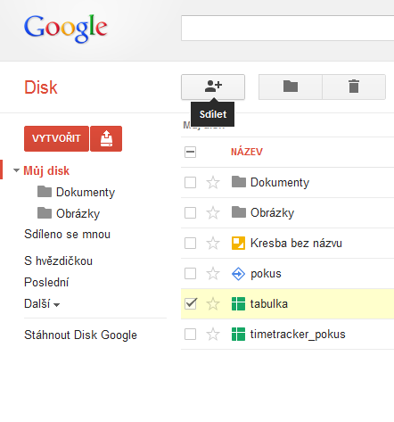 google-drive_sdílení