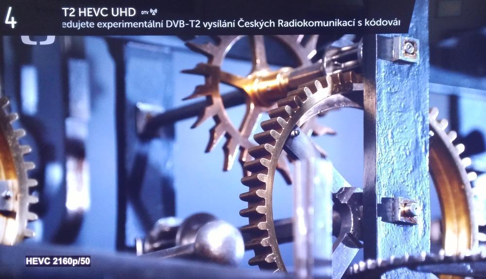Příjem pozemního vysílání DVB-T2/HEVC jsem vyzkoušel mj. u televizoru LG 65UF950.