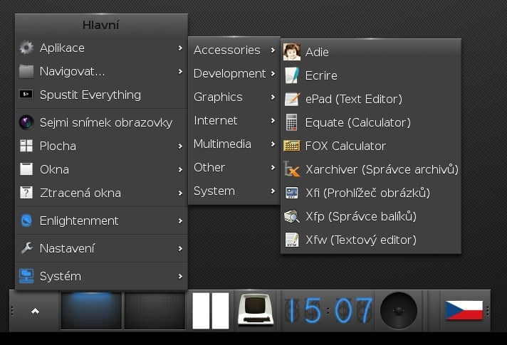 Manjaro a prostředí E20