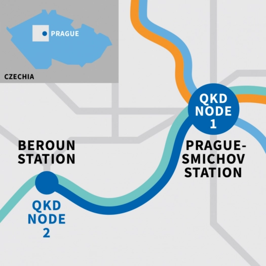 QKD spoj Smíchov - Beroun