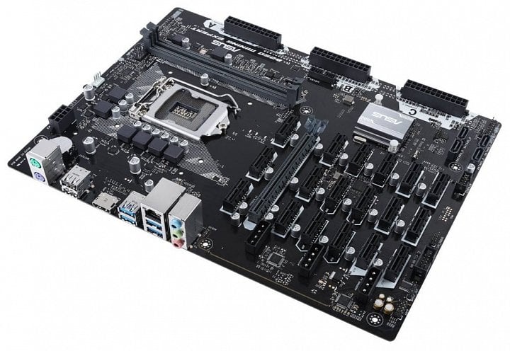 Deska Asus B250 Mining Expert pro těžení kryptoměn