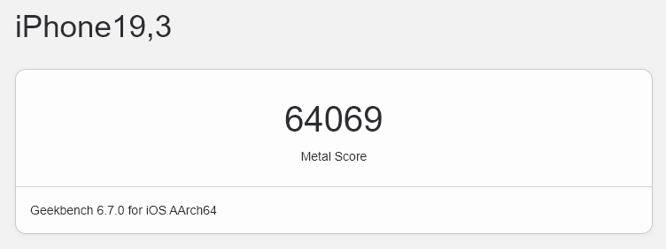 Apple A20 Pro v Geekbench