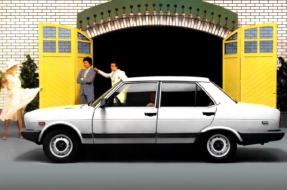 Fiat 131 Mirafiori se krátce po mezinárodním debutu stal hvězdou Mototechny i Tuzexu…