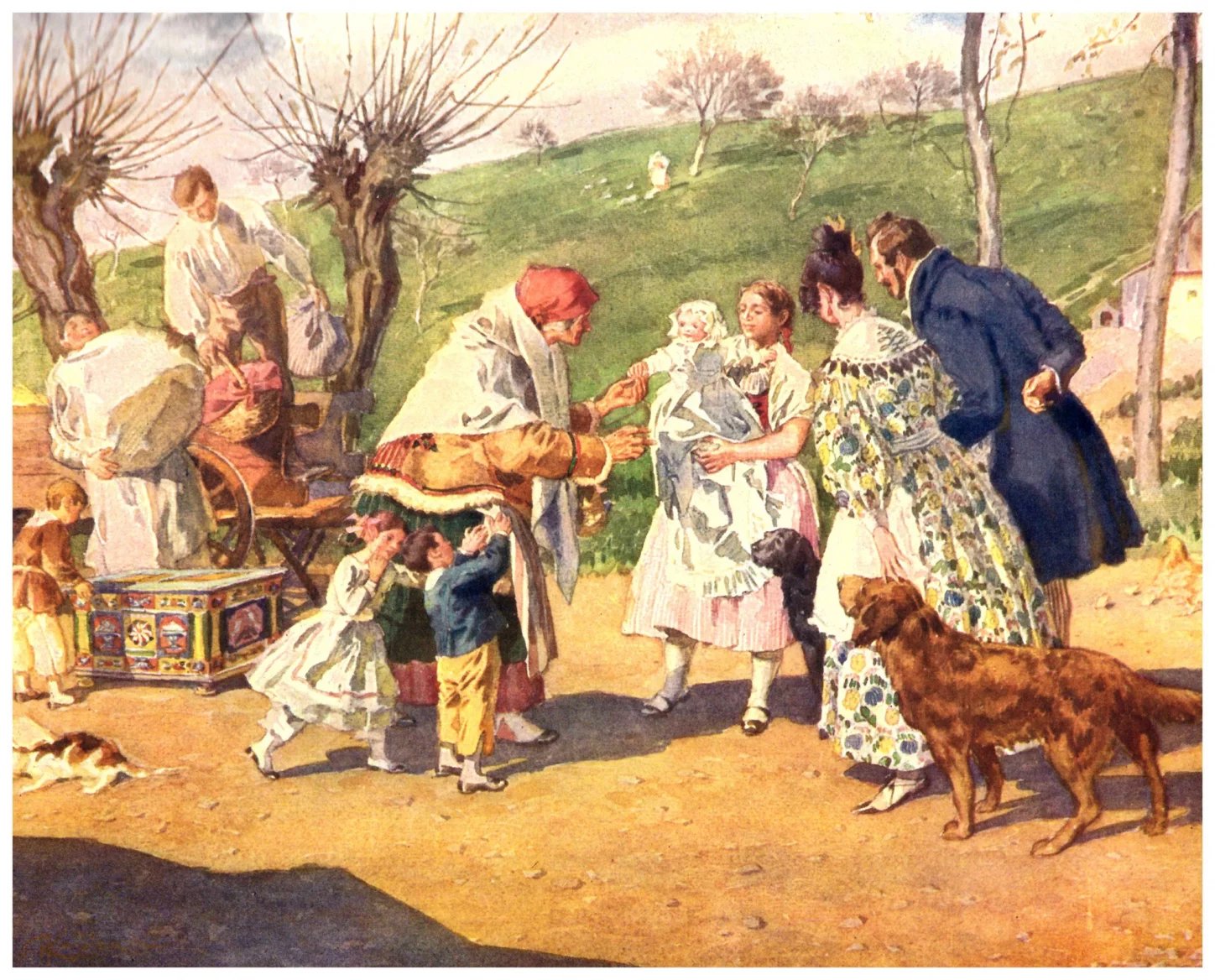 Ilustrace Adolfa Kašpara k Babičce