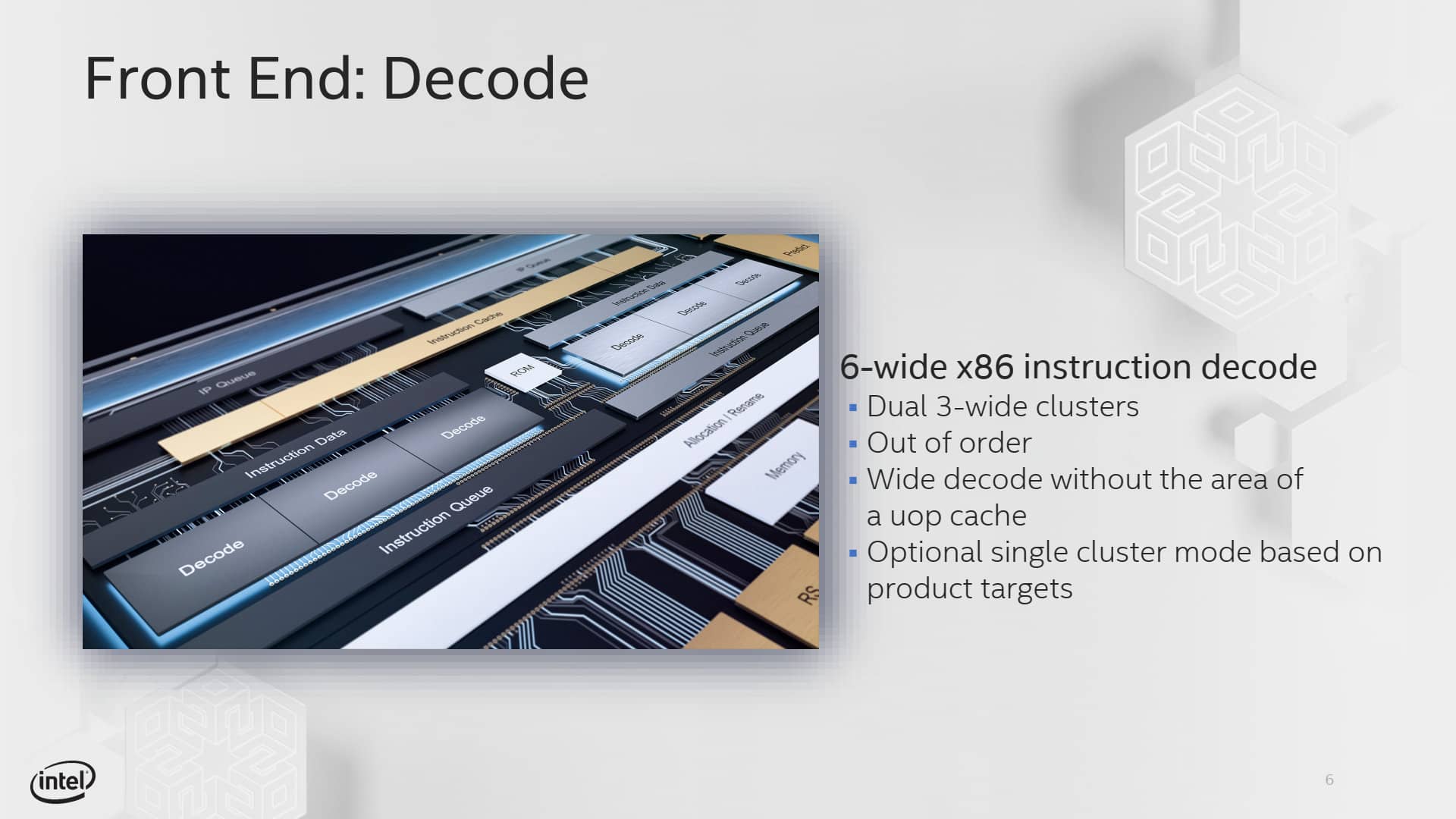 Prezentace CPU architektury Intel Tremont 05