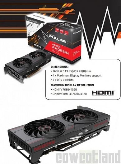 Sapphire Radeon RX 6700 Pulse 10GB