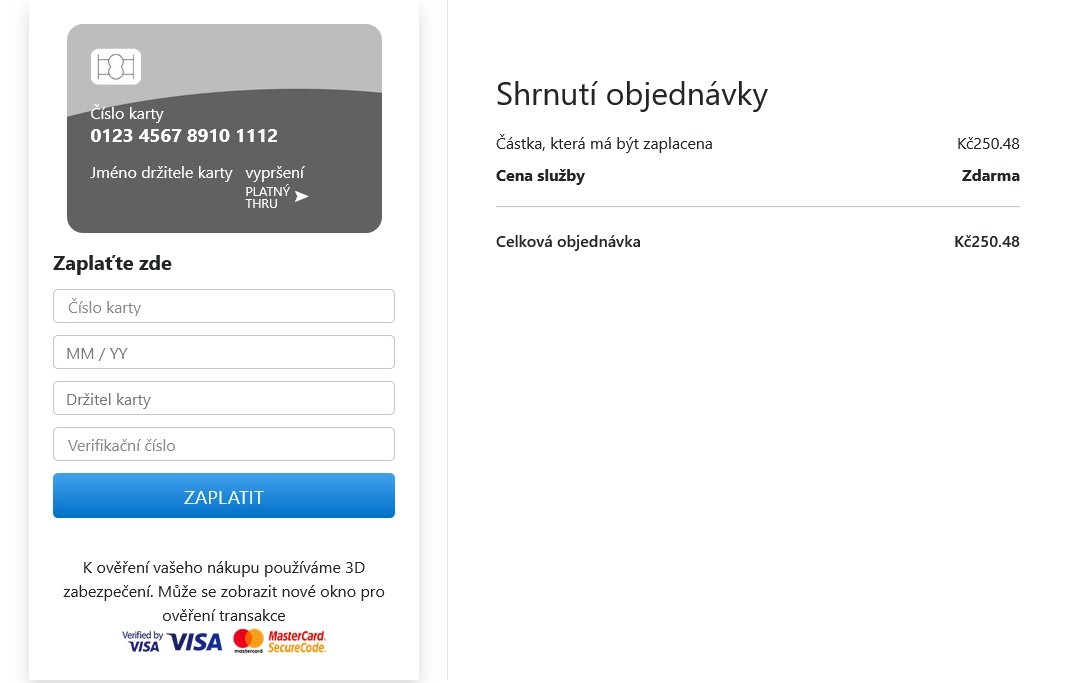 Falešný eshop s dálniční známkou
