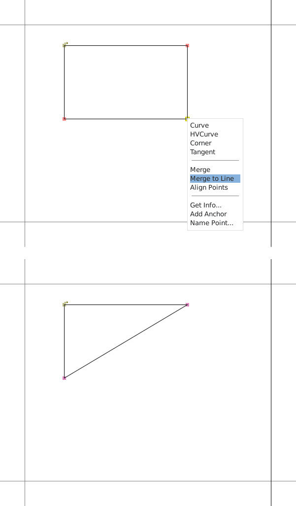 Prostředí programu Fontforge