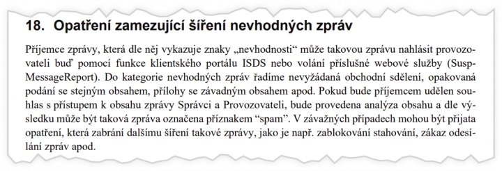 Autor: Jiří Peterka úryvek z Provozního řádu ISDS