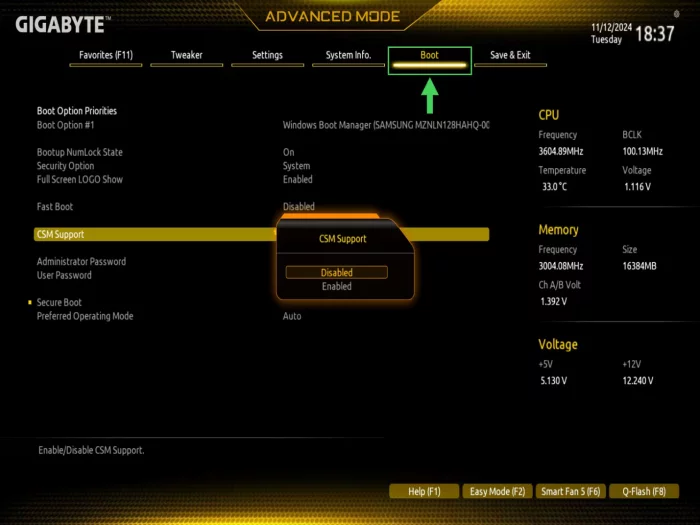 Radeony RX 9000 oficiálně vyžadují vypnutí CSM na deskách