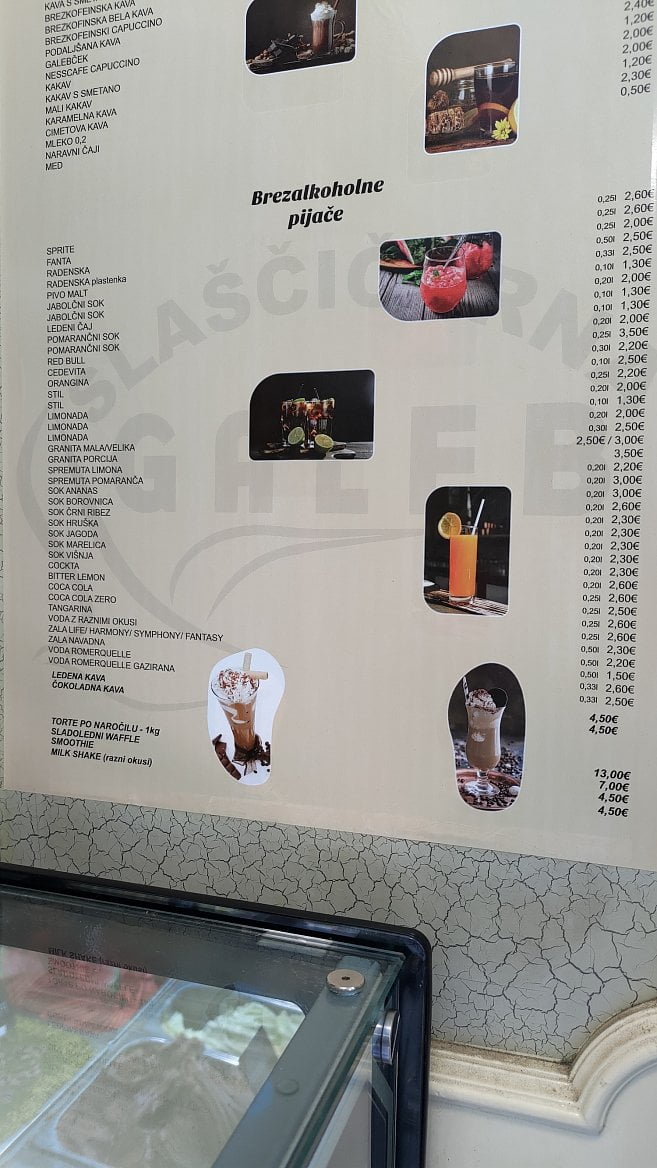 Ceny potravin u moře a ukázky okolí. Izola, Slovinsko (19. 6. 2023)