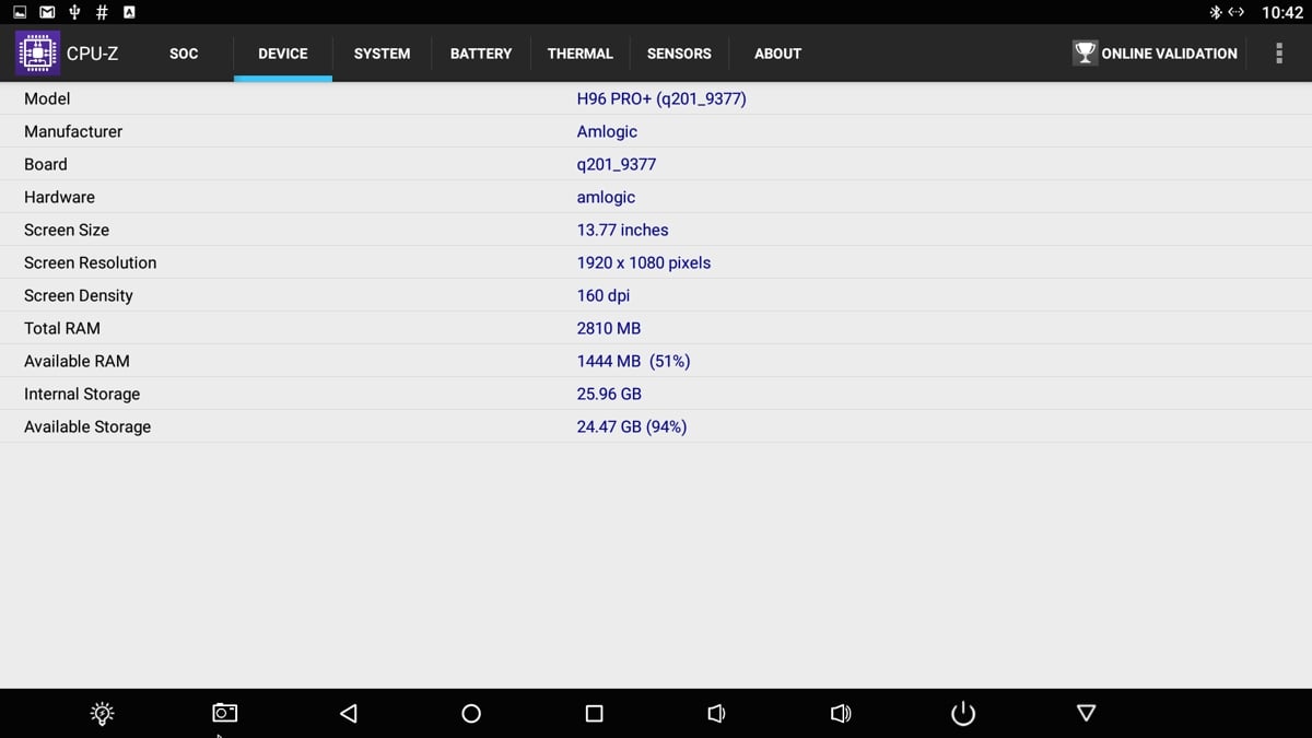 Generický H 96 Pro + - jaro 2017 / 3-32 / Android 6.0.1