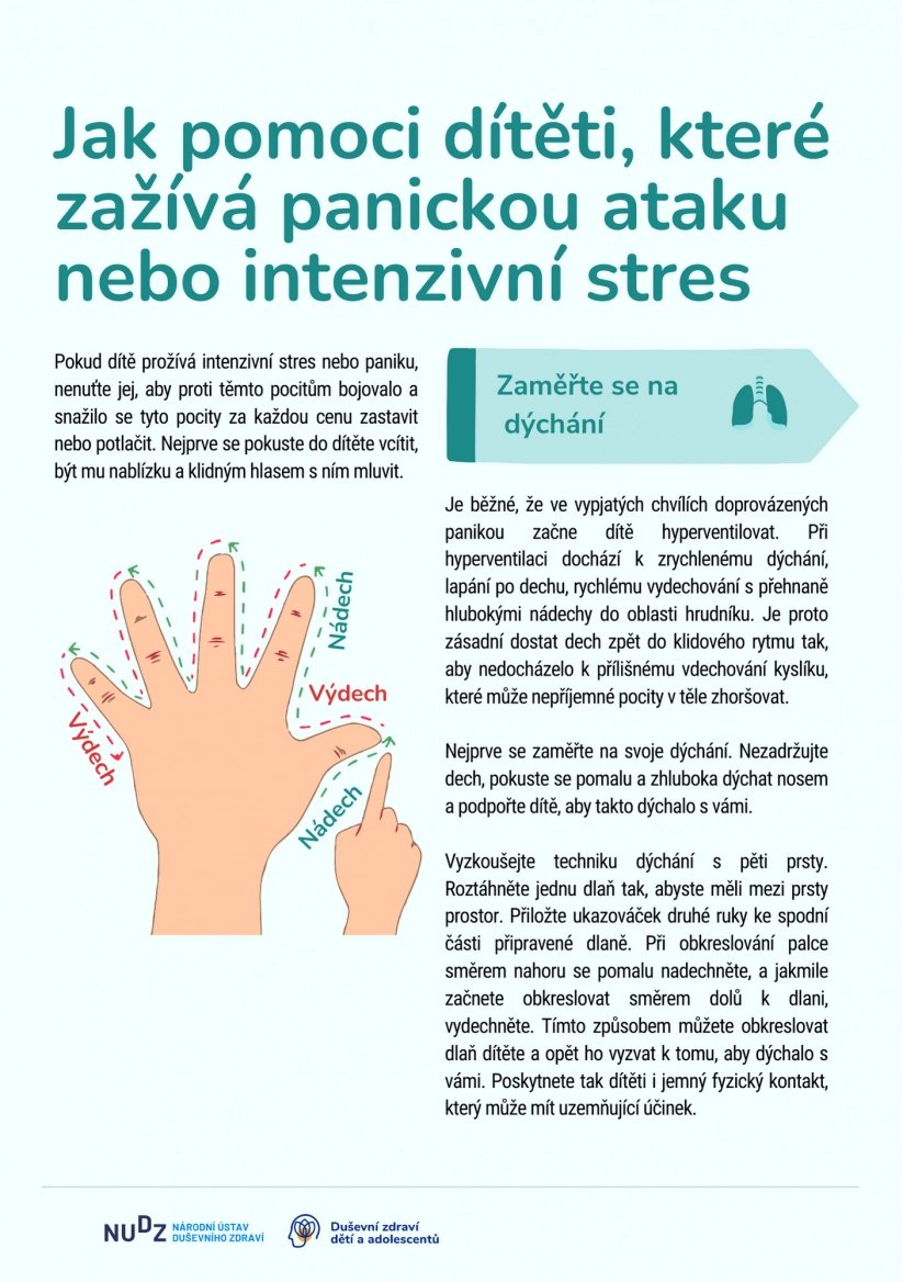 Všechny karty s vysvětlením, jak pomoci sobě i dítěti, najdete na webu www.dzda.cz.