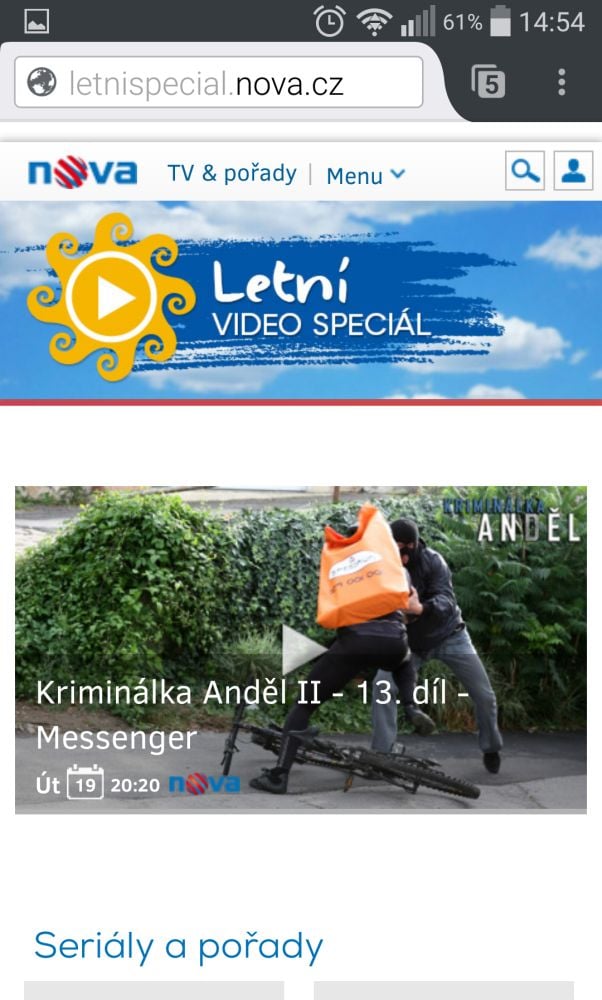 Nova - Letní speciál 2016 - mobil LG FLex 2