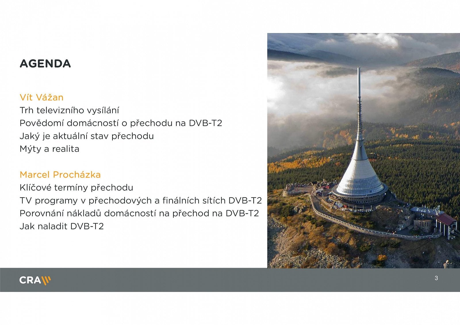 Parametry DVB-T2, termíny přechodu a stanice v multiplexech