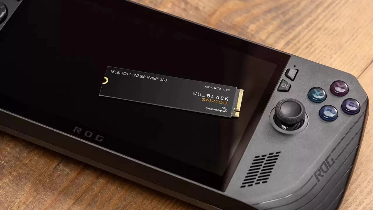 WD Black SN7100 s Asus ROG Ally X