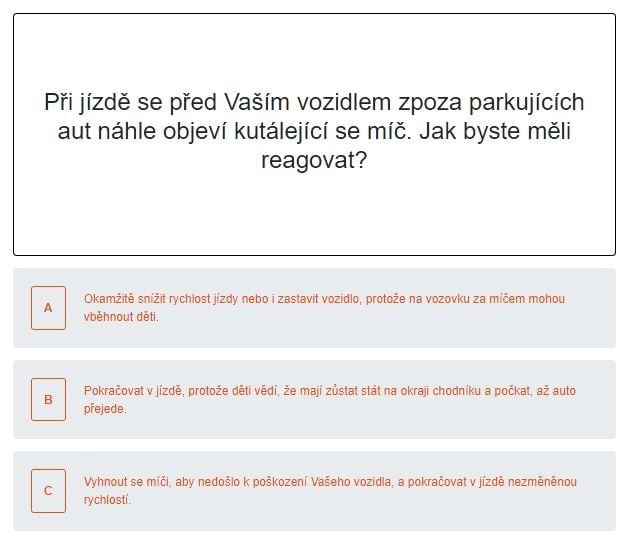 Nové otázky v testech v autoškole. Znáte na ně odpověď?